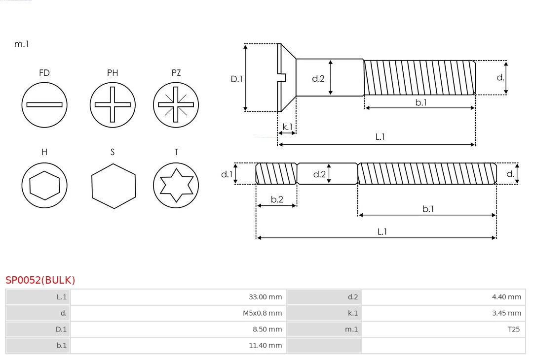 Repair Set, alternator Brand new AS-PL SP0052(BULK)