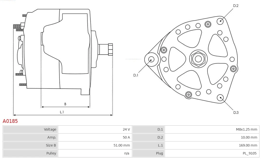 AS-PL A0185 Alternator