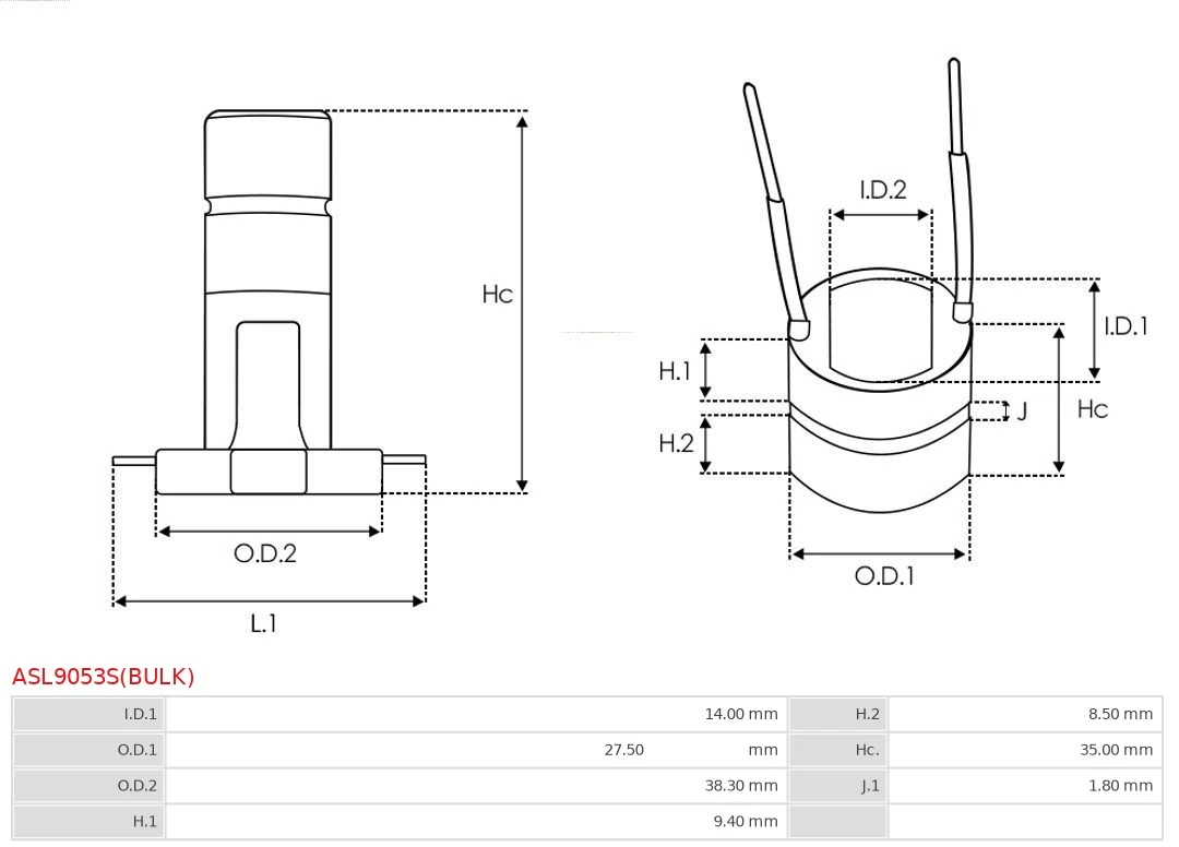 Gelang gelincir, penjana Brand new AS-PL ASL9053S(BULK)