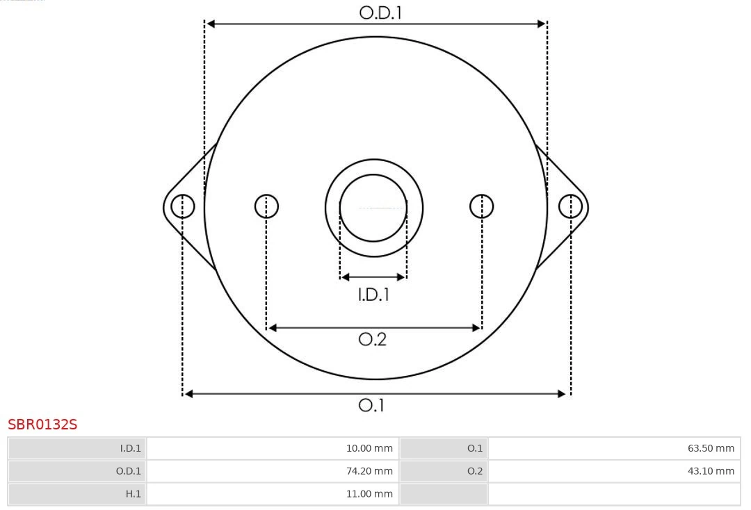 AS-PL SBR0132S Starter Lid, carburettor