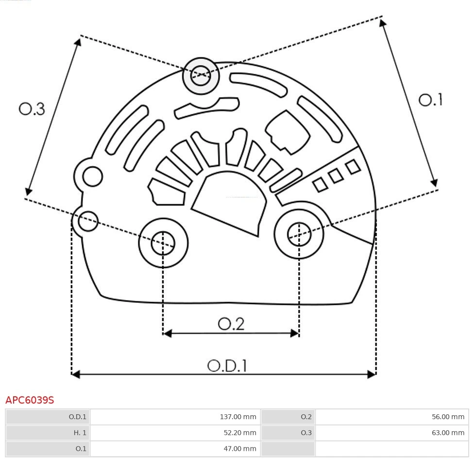 AS-PL APC6039S Protective Cap, alternator