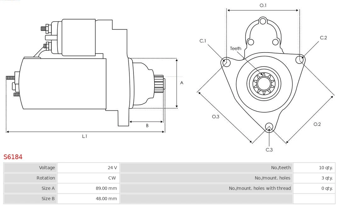 AS-PL S6184 Starter