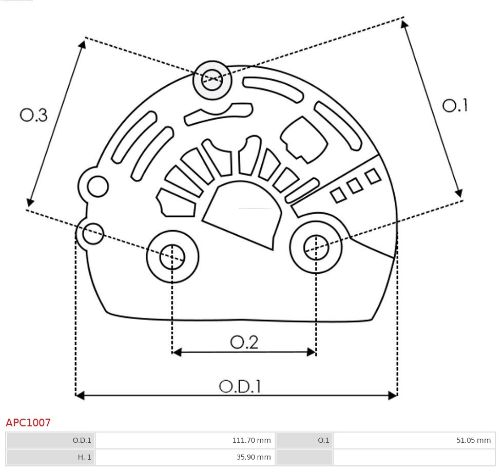 AS-PL APC1007 Protective Cap, alternator