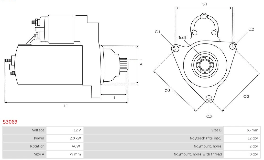 AS-PL S3069 Starter