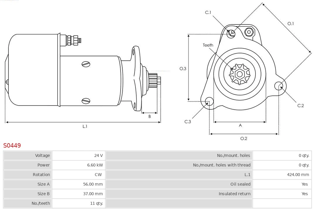 AS-PL S0449 Starter
