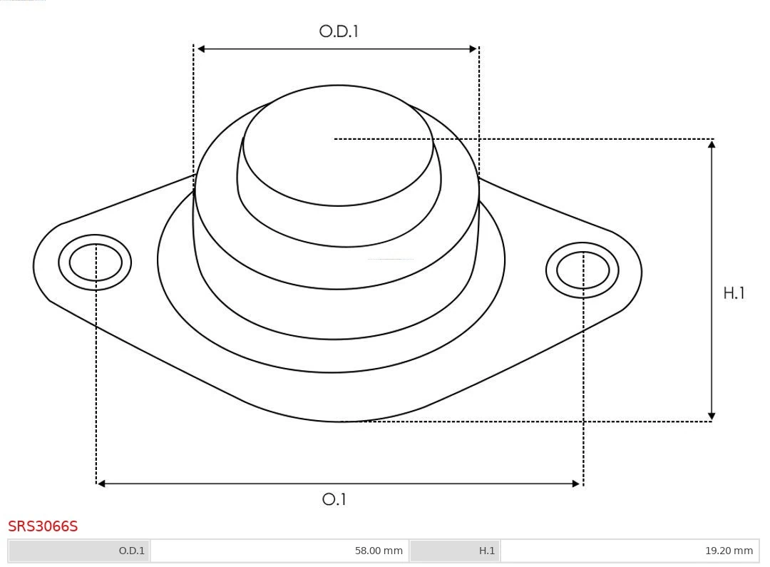 AS-PL SRS3066S Starter Lid, carburettor
