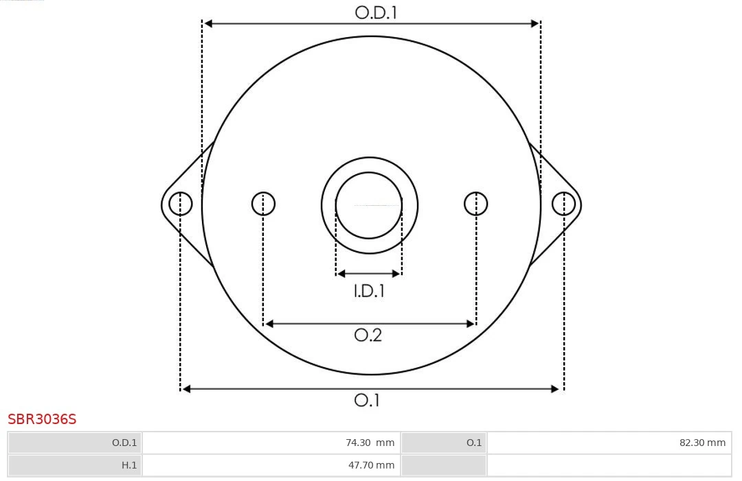 AS-PL SBR3036S Starter Lid, carburettor