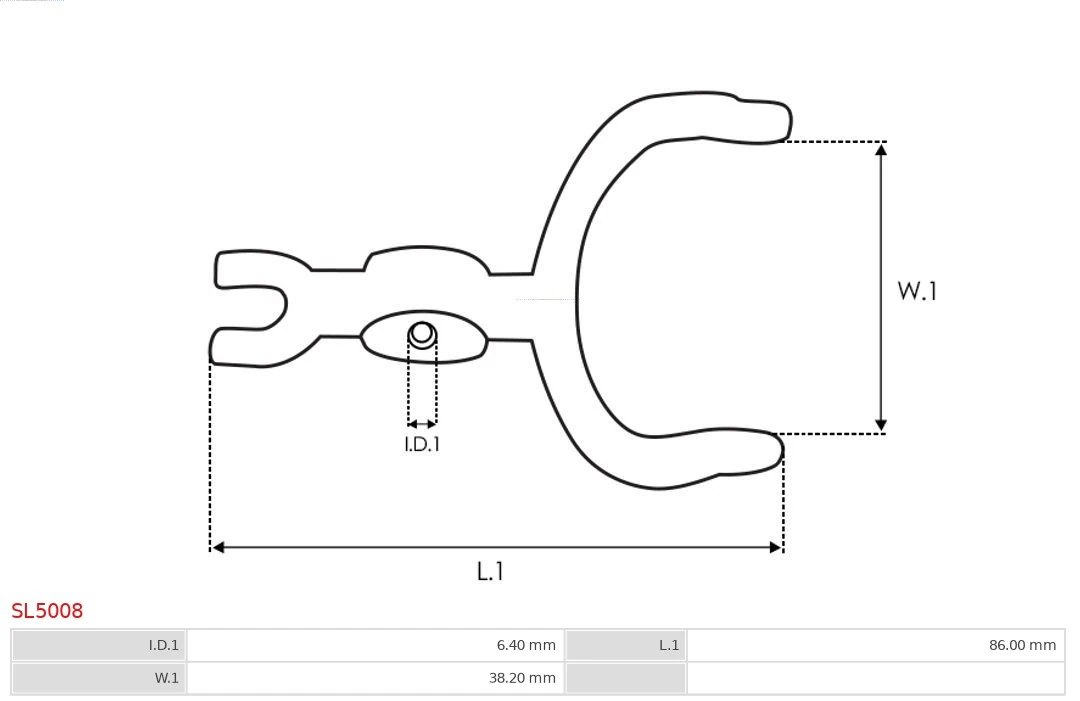 AS-PL SL5008 Starter Lever, carburettor