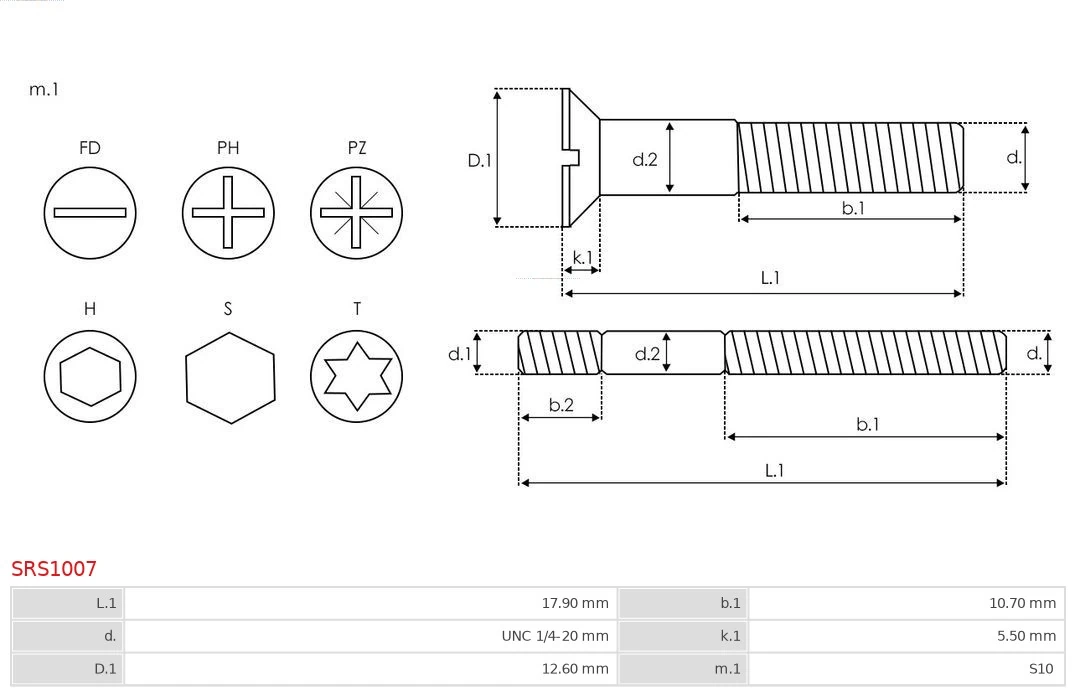 AS-PL SRS1007 Repair Set, alternator