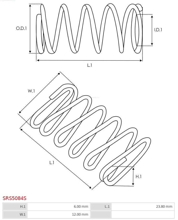 AS-PL SRS5084S Repair Kit, starter