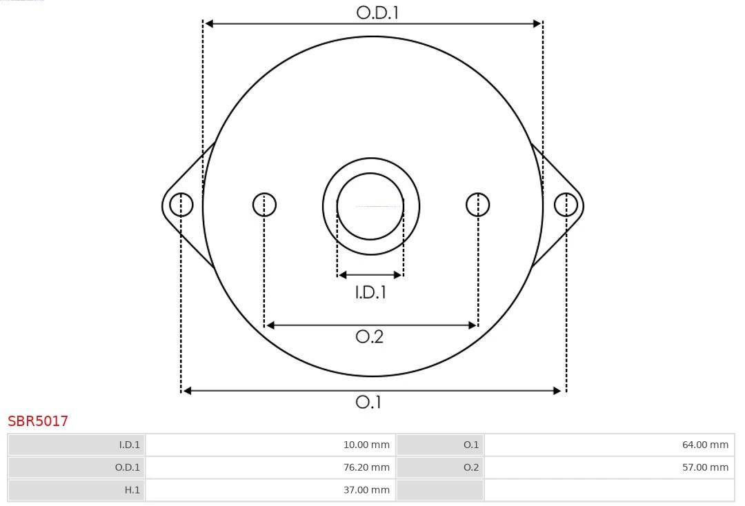 AS-PL SBR5017 Starter Lid, carburettor