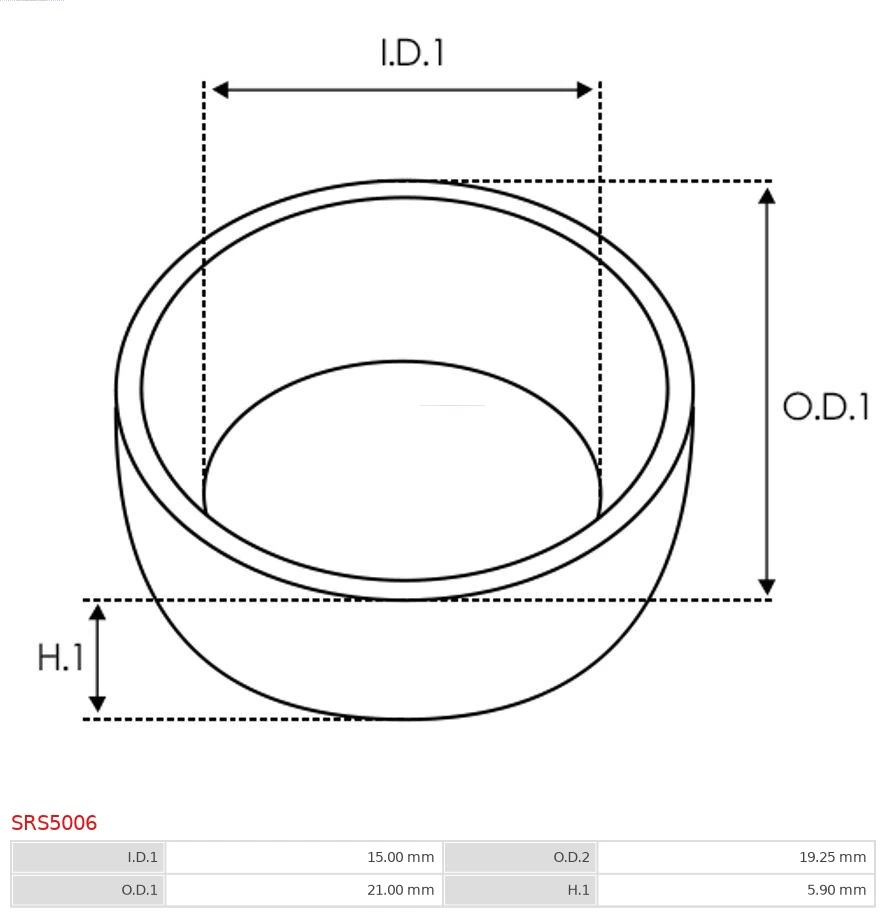 Repair Kit, starter Brand new AS-PL SRS5006