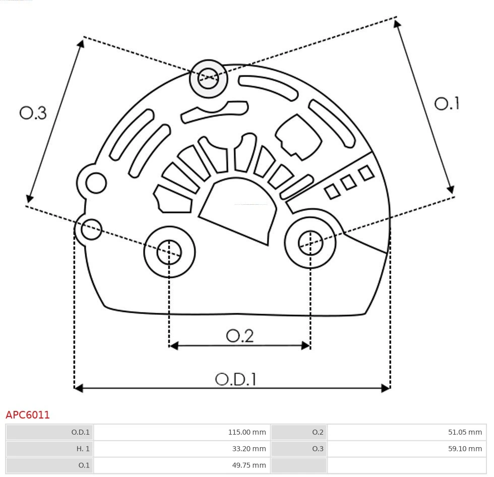 AS-PL APC6011 Protective Cap, alternator
