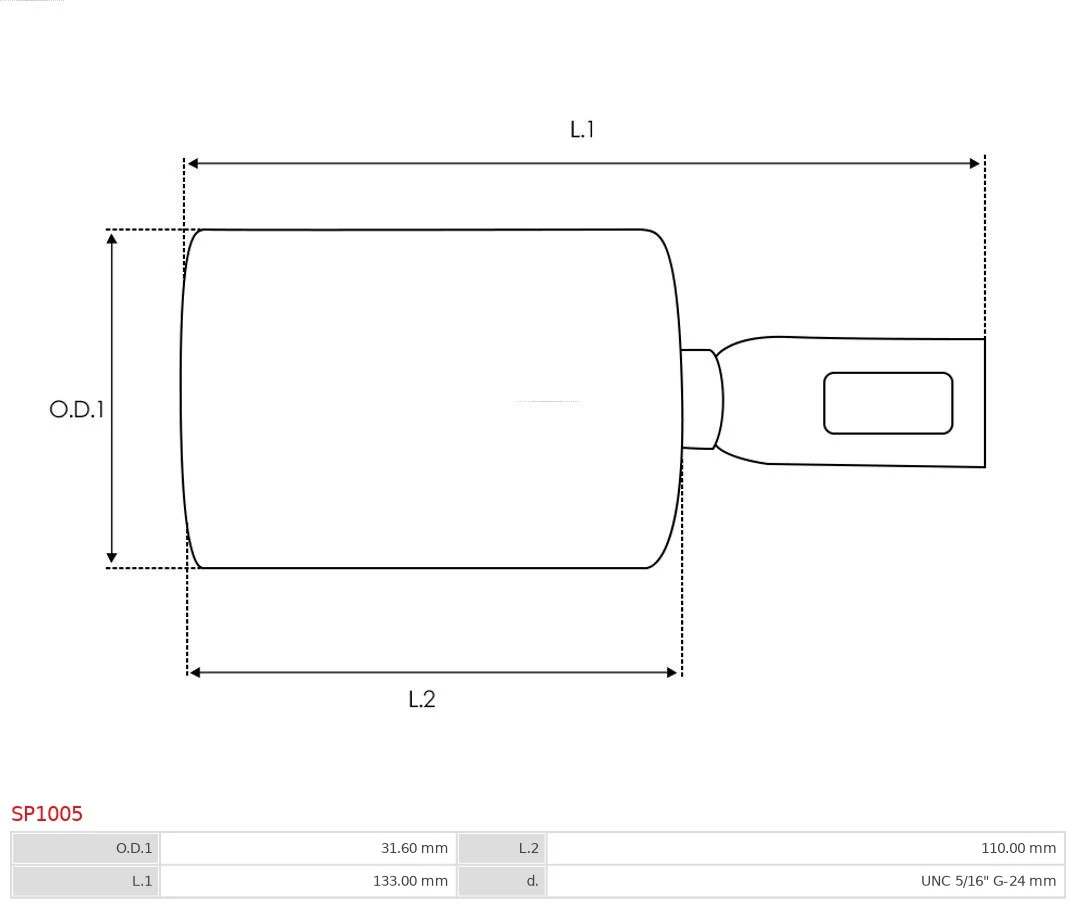 Repair Kit, starter Brand new AS-PL SP1005