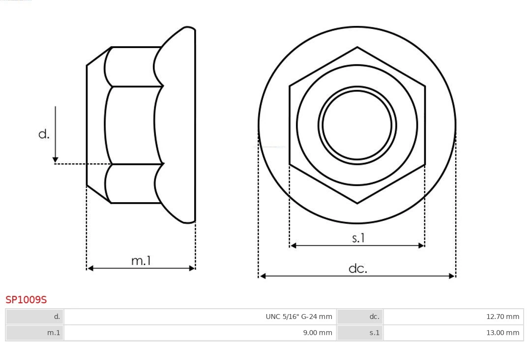 AS-PL SP1009S Repair Set, alternator