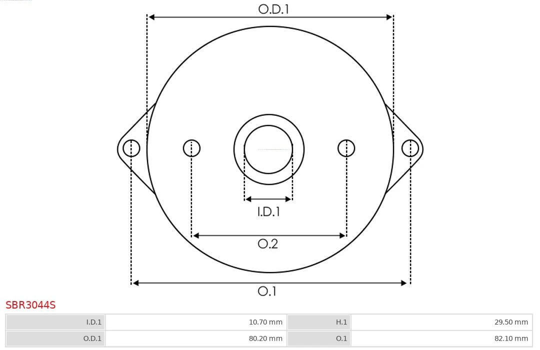AS-PL SBR3044S Starter Lid, carburettor