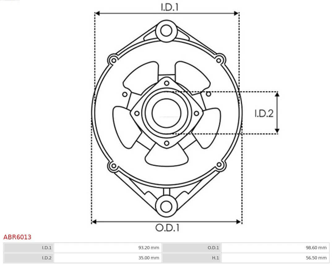 Schutzkappe, Generator Brandneu AS-PL ABR6013