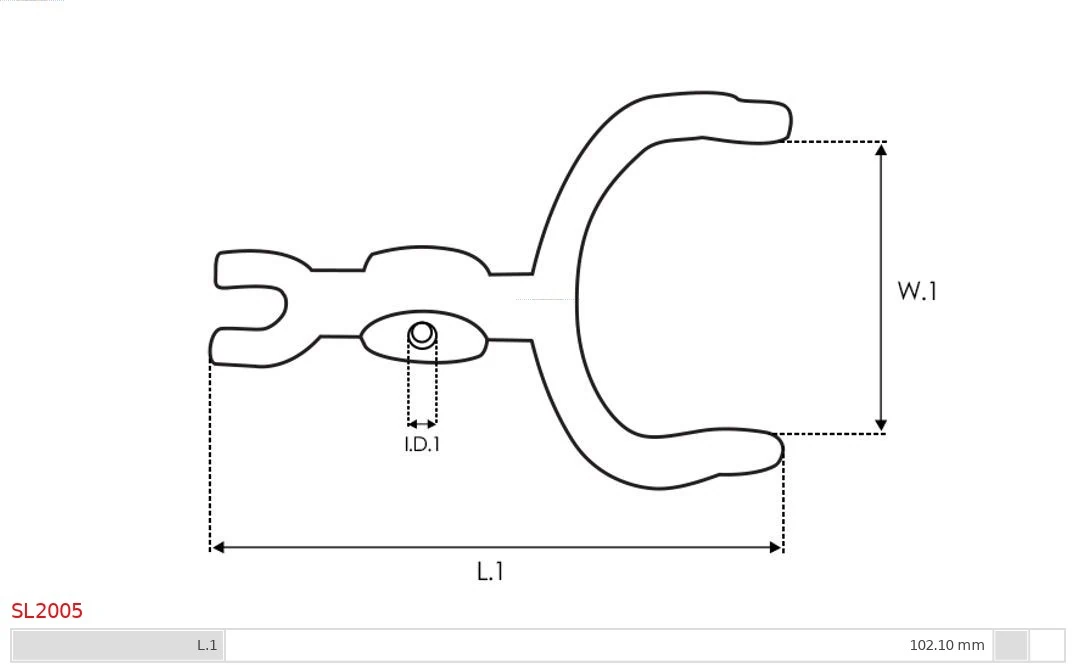 Starter Lever, carburettor Brand new AS-PL SL2005