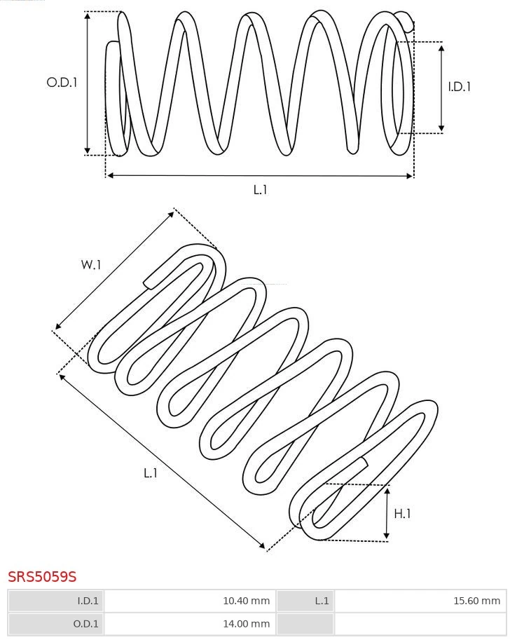 AS-PL SRS5059S Repair Kit, starter