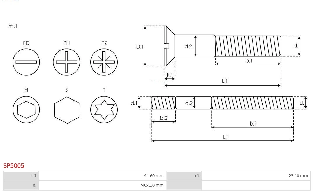 AS-PL SP5005 Repair Set, alternator