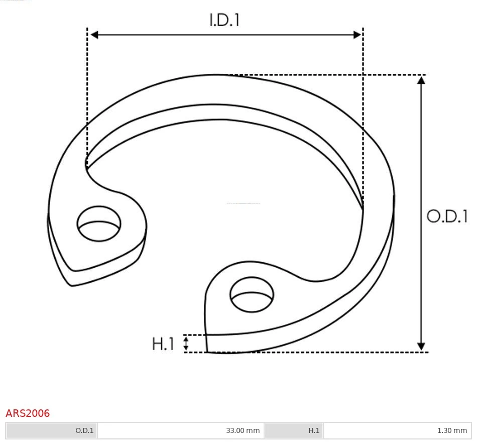 AS-PL ARS2006 Repair Set, alternator