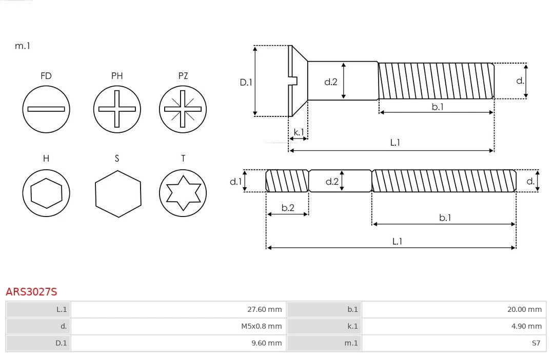 AS-PL ARS3027S Repair Set, alternator