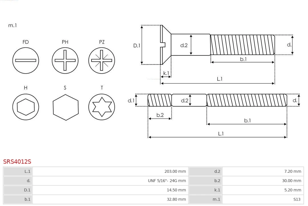 AS-PL SRS4012S Repair Set, alternator