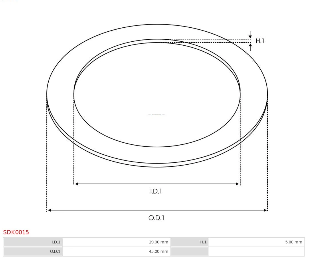 Repair Kit, starter Brand new AS-PL SDK0015