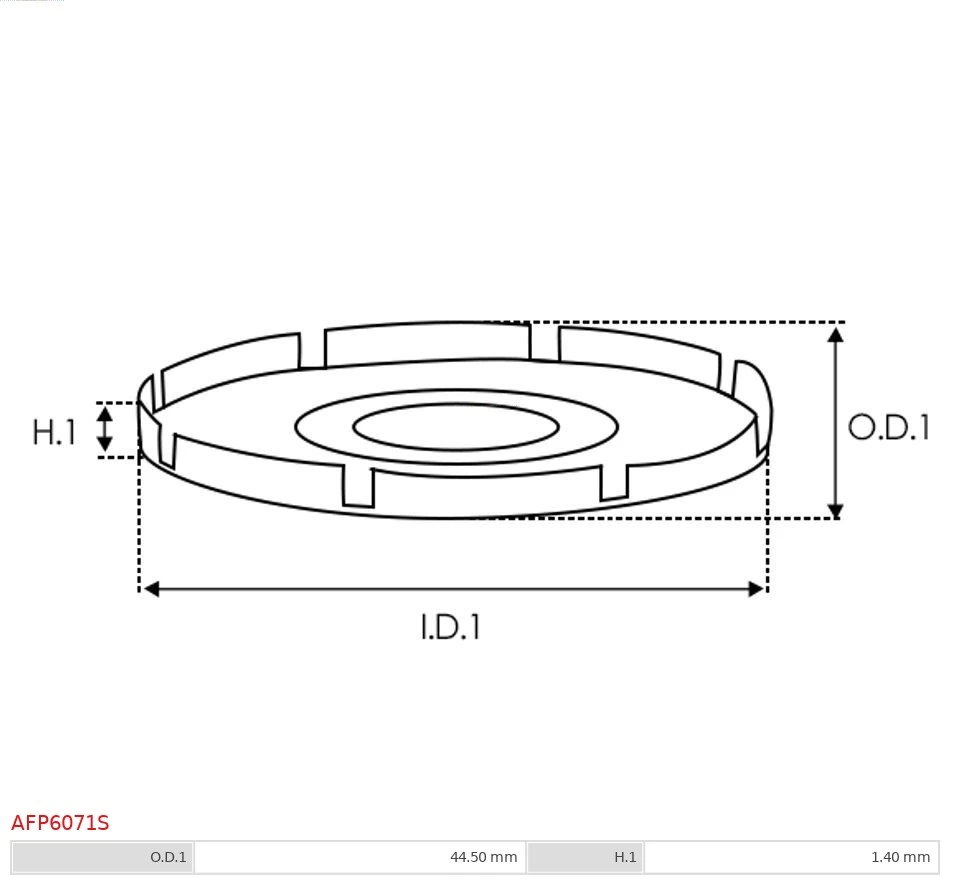 AS-PL AFP6071S Belt Pulley, alternator