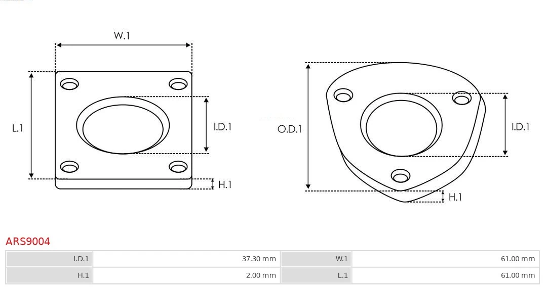 AS-PL ARS9004 Repair Set, alternator