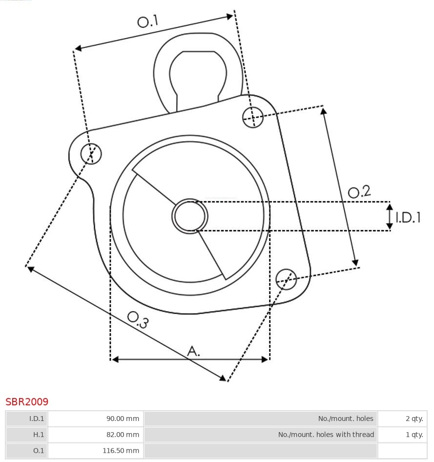 AS-PL SBR2009 Starter Lid, carburettor