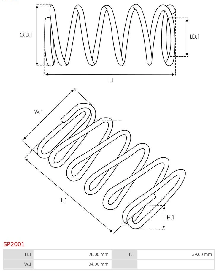 AS-PL SP2001 Repair Kit, starter