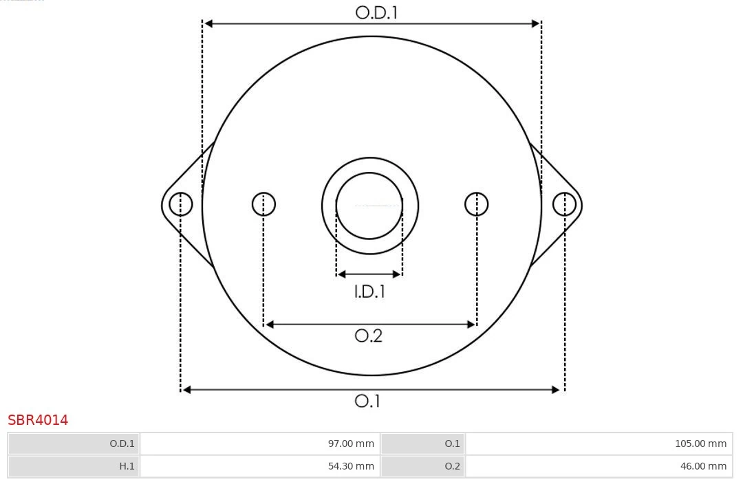 AS-PL SBR4014 Starter Lid, carburettor
