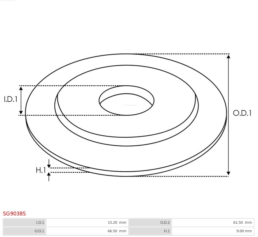 AS-PL SG9038S Repair Kit, starter