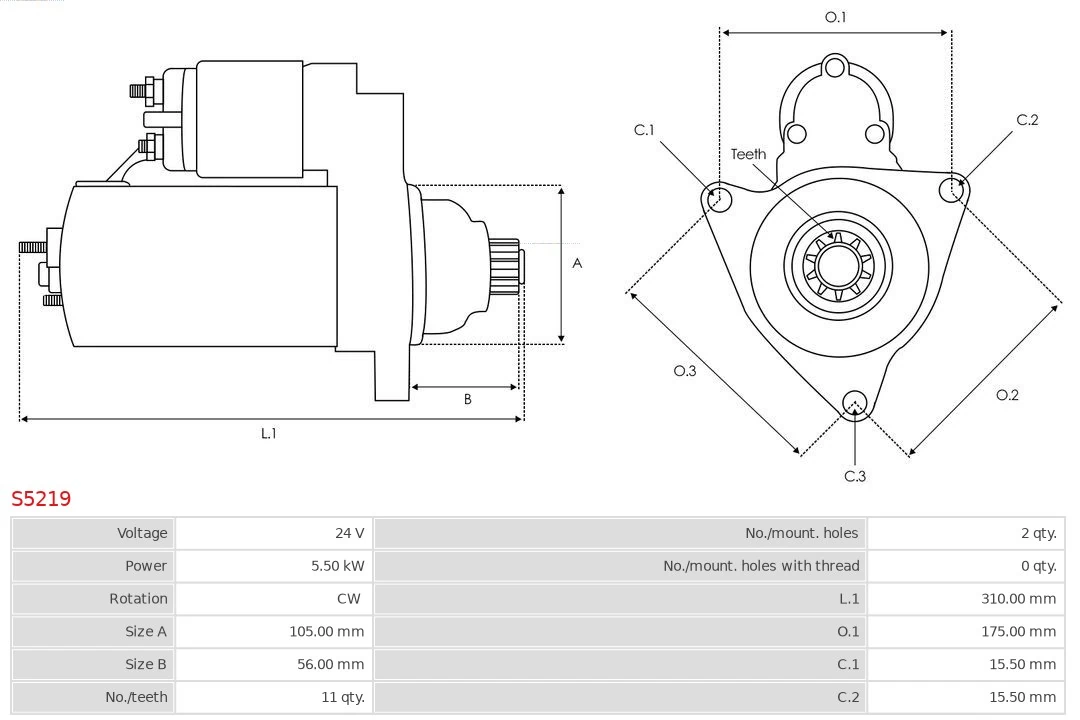 AS-PL S5219 Starter