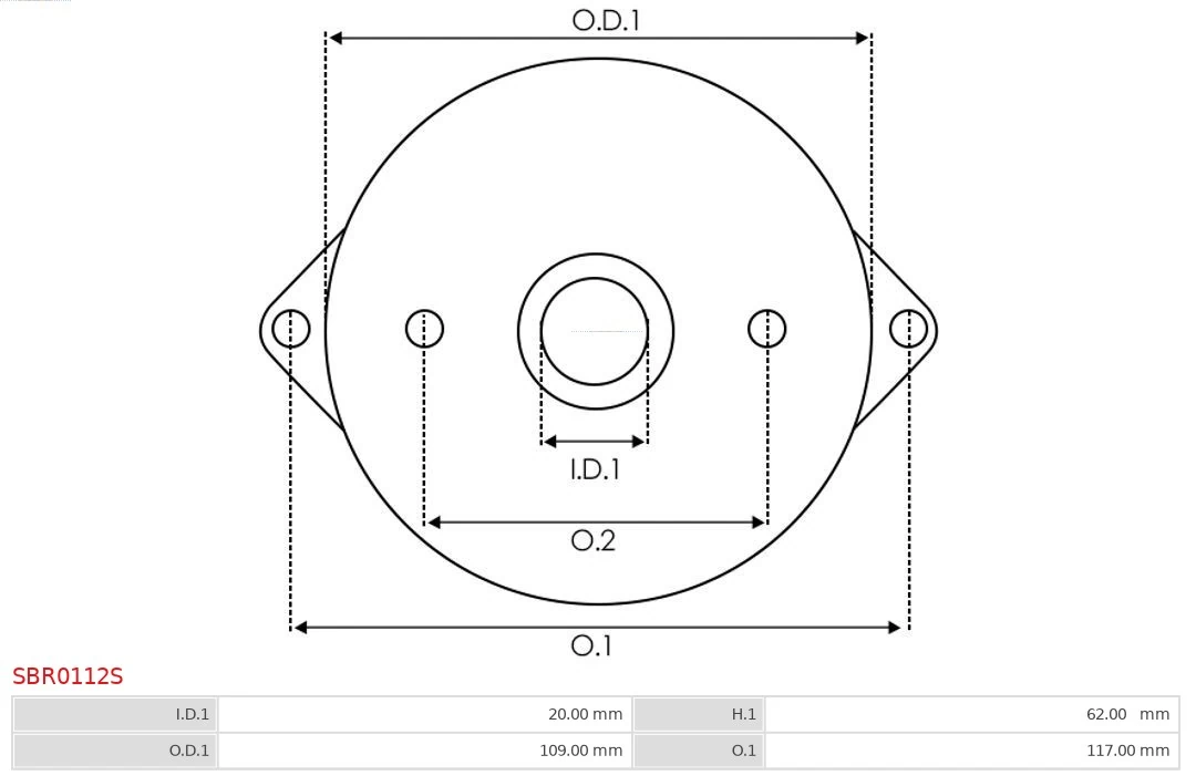 AS-PL SBR0112S Starter Lid, carburettor