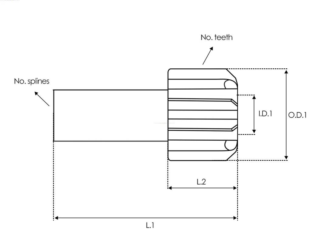Repair Kit, starter Brand new AS-PL SDK5046