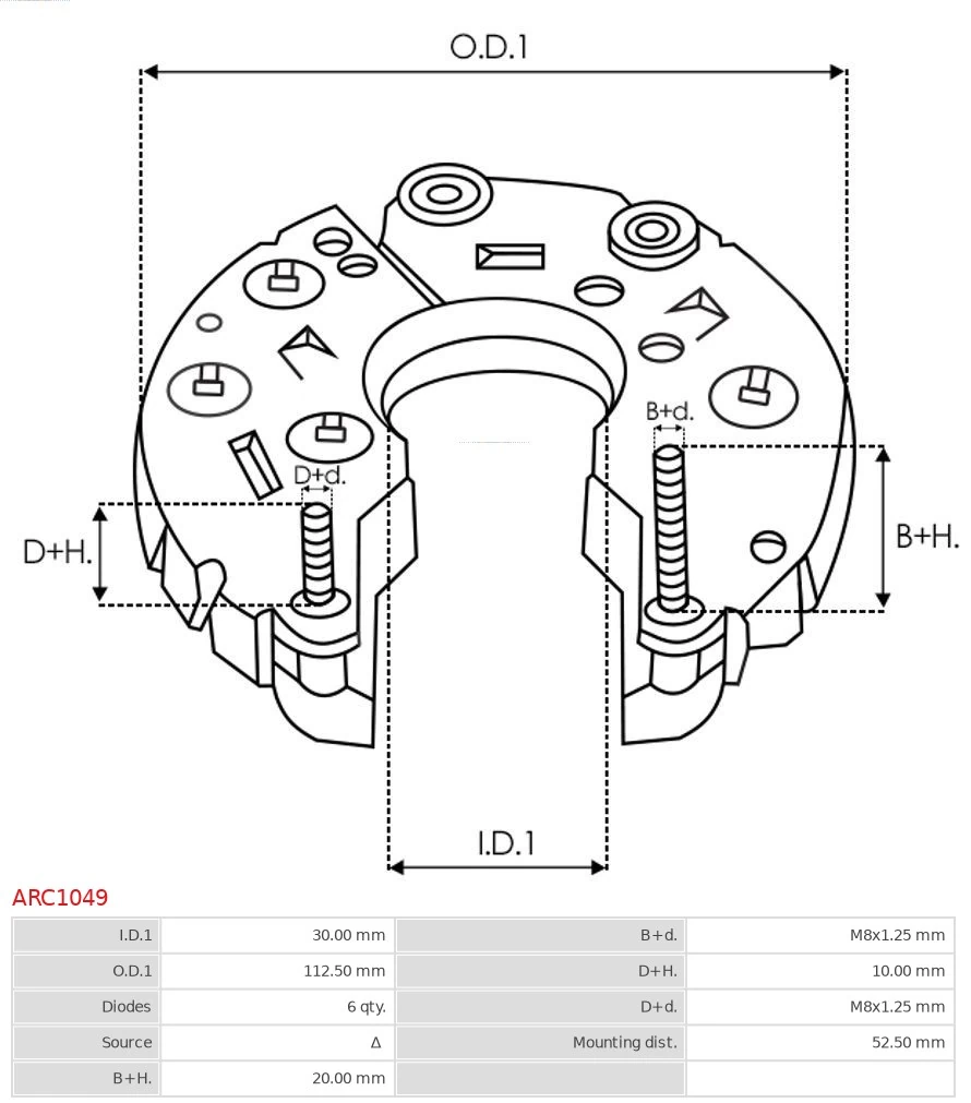 Protective Cap, alternator Brand new AS-PL ARC1049