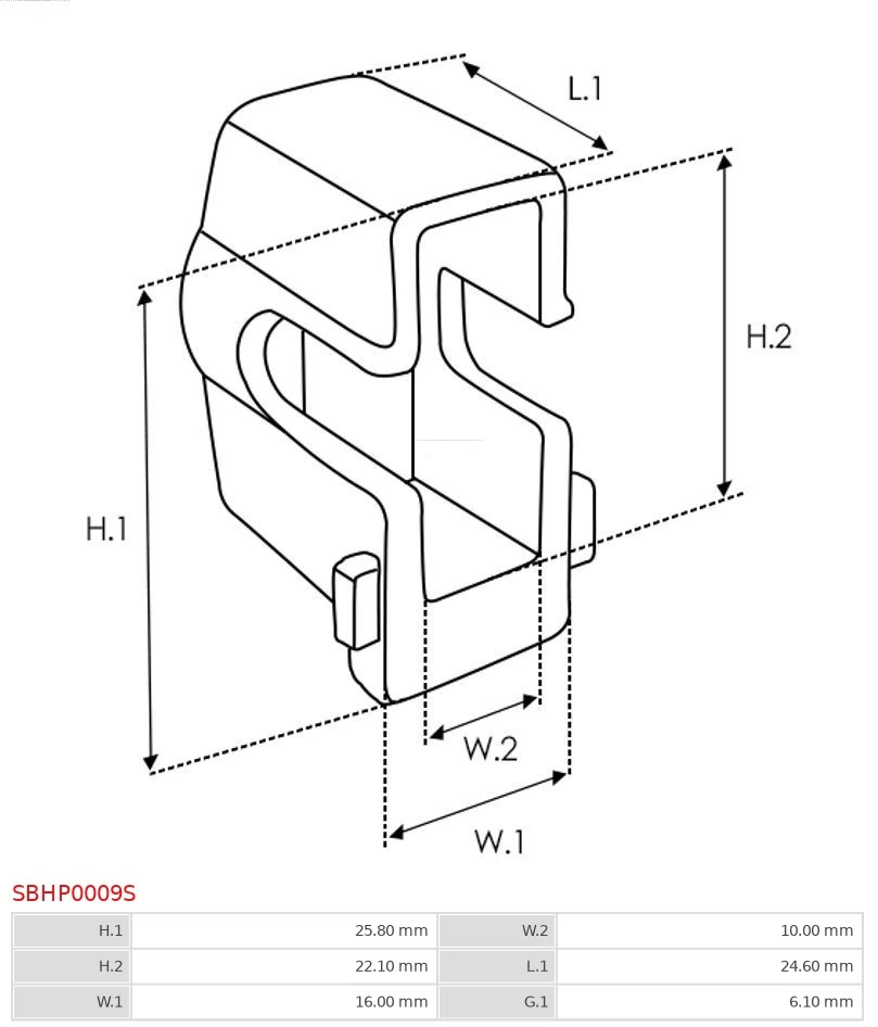 AS-PL SBHP0009S Repair Kit, starter