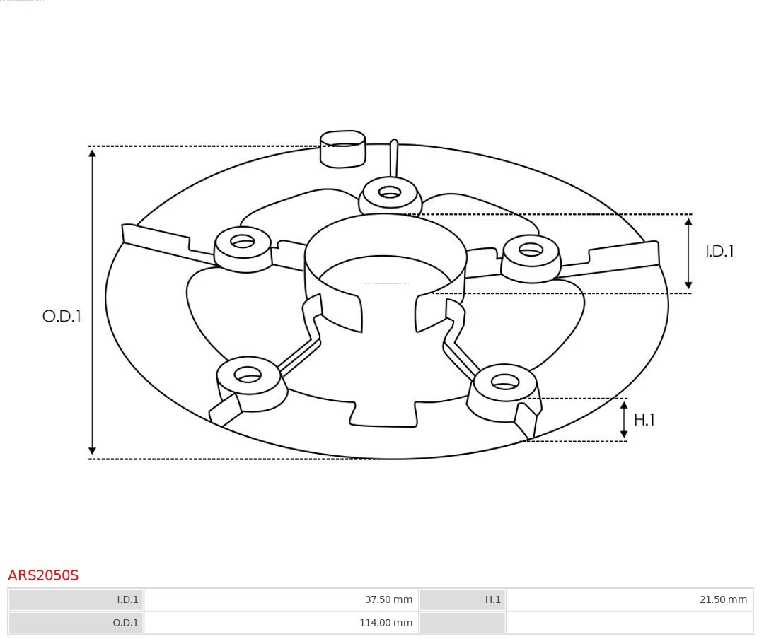 AS-PL ARS2050S Repair Set, alternator