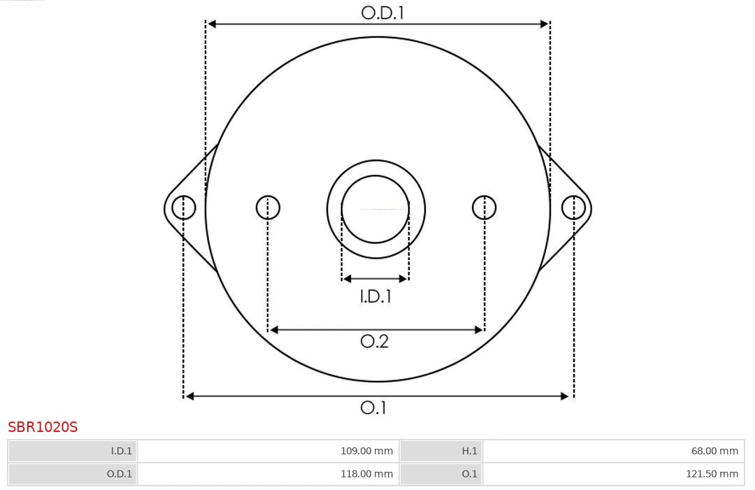 AS-PL SBR1020S Starter Lid, carburettor
