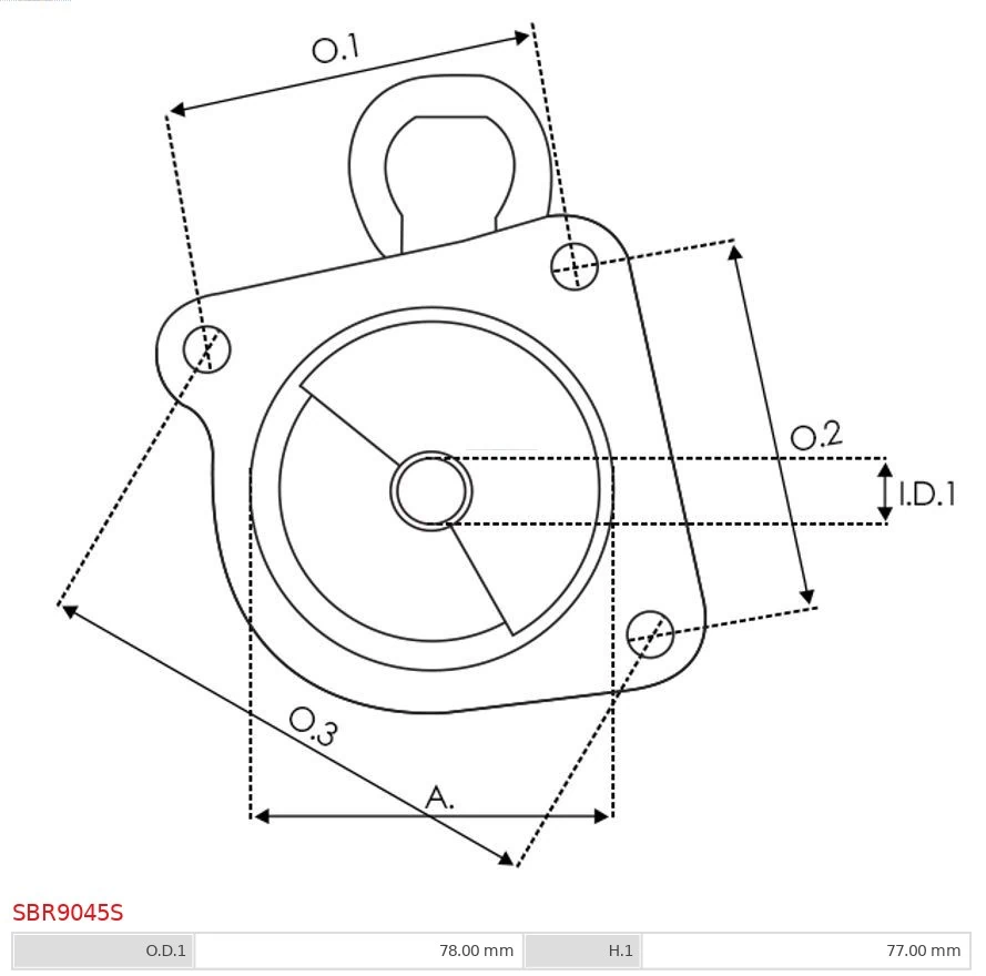 AS-PL SBR9045S Starter Lid, carburettor