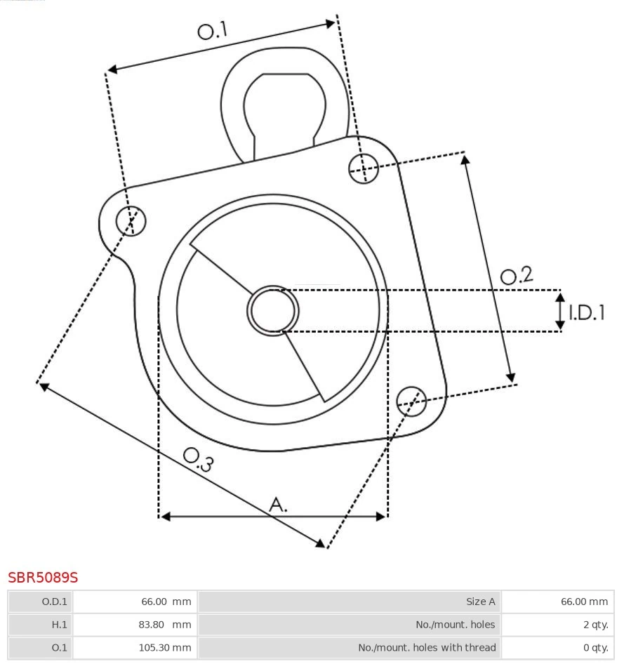 AS-PL SBR5089S Starter Lid, carburettor