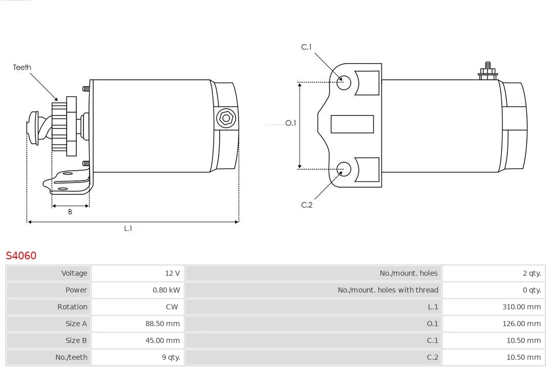 AS-PL S4060 Starter
