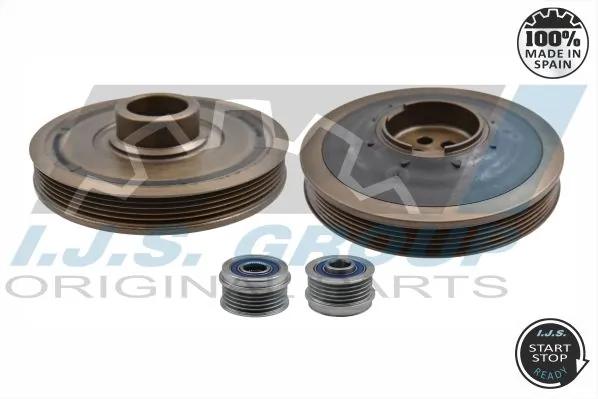Belt Pulley, crankshaft Technology & Quality, Made in Spain 17-1236KIT