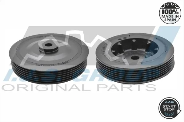 Belt Pulley, crankshaft Technology & Quality, Made in Spain 17-1001