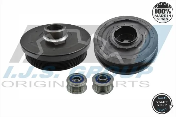 Belt Pulley Set, crankshaft Technology & Quality, Made in Spain 17-1105KIT