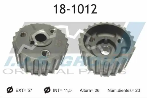 Gear, distributor shaft Technology & Quality 18-1012