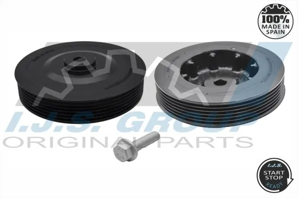 Belt Pulley Set, crankshaft Technology & Quality, Made in Spain 17-1001SET