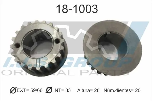 Sprocket, crankshaft Technology & Quality 18-1003